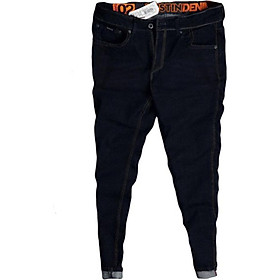 Quần jeans nam co dãn , quần bò nam kiểu trơn dáng vừa không bó sát thiết kế trẻ trung đơn điệu phá cách gồm 5 kích thước 28-32 Julido mẫu QJNM01 - Màu xa