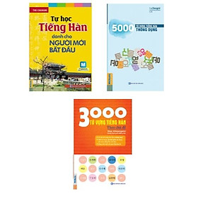 [Download Sách] Combo sách: Tự Học Tiếng Hàn Dành Cho Người Mới Bắt Đầu + 5000 Từ Vựng Tiếng Hàn Thông Dụng + 3000 Từ Vựng Tiếng Hàn Theo Chủ Đề 