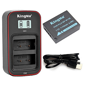 Hình ảnh Pin sạc Kingma Ver 3 cho Fujifilm NP-W126 (Sạc Type C siêu nhanh), Hàng chính hãng