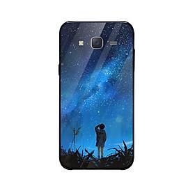 Ốp lưng dành cho điện thoại Samsung Galaxy J2, J3, J4 in họa tiết Cô gái nhỏ ngắm những vì sao trên bầu trời đêm