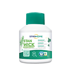 Sáp thơm khử mùi Stanhome Stan Wick Green Floral 250ml hương hoa cỏ mùa xuân tiêu chuẩn Air Label Score A+