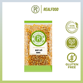 500g Hạt bắp nổ Real Food (popcorn barn)