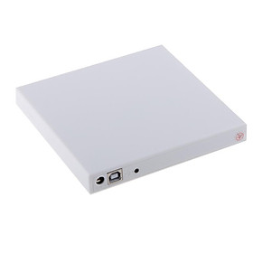 External USB2.0 CD/DVD RW   Player Writer Burner for Netbook White