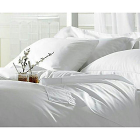 Mua Vỏ Gối Ôm Trắng Trơn cho khách san nhà nghỉ 35x105cm