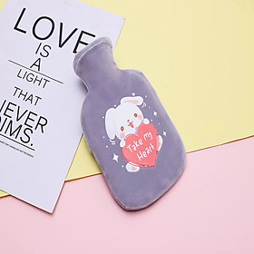 Túi Chườm Nóng Lạnh Giữ Nhiệt Đa Năng Chườm Bụng Hiệu Quả 350ml - Dùng Cho Các Bạn Nữ Chườm Đau Bụng Kinh Nguyệt.