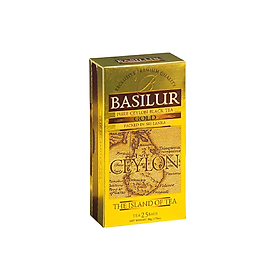 Trà đen Ceylon Basilur Island of Tea - túi lọc 50g