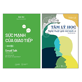 Sách - Combo 2 Cuốn: Small Talk - Sức Mạnh Của Giao Tiếp + Tâm Lý Học Nghệ Thuật Giải Mã Hành Vi