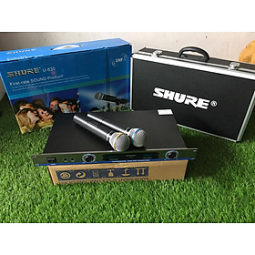 Mua Micro không dây Shure U830 - Mic karaoke gia đình  sân khấu - Độ nhạy cao  bắt sóng xa  chống hú rít - Thiết kế sang trọng  bắt mắt -  Dễ dàng phối ghép với các thiết bị âm thanh khác - Hàng nhập khẩu loại I
