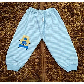 Quần dài thu đông cotton mềm mịn in hình ngộ nghĩnh cho bé từ 0-30 tháng