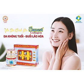 NƯỚC YẾN SÀO KHÁNH HÒA SANEST COLLAGEN 70ML HỘP 6 LỌ