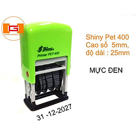 Dấu Ngày Thắng Năm Đóng Lên Mọi Chất Liệu (Bao Gồm Mực) - Khắc Dâu Chất Lượng Cao Thương Hiệu Shiny