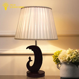 Mua Đèn Ngủ Để Bàn Thân Gỗ Cách Điệu DB10351  kiểu dáng Hiện Đại  ánh sáng Led Trắng/Vàng Trang trí Phòng khách Phòng ngủ  Tap Đầu giường