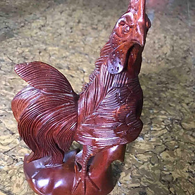 CHÚ GÀ TRỐNG GỖ BÉ BÉ XINH cao 30cm ngang 15cm sâu 7cm ĐỂ BÀN