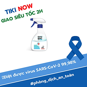 Chai xịt diệt khuẩn Nano Bạc AHT - dùng rửa tay, phun khử khuẩn toàn thân