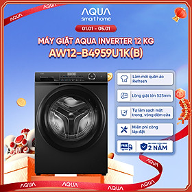 Máy giặt Aqua Inverter 10 kg AW10-BP4959U1K(B) - Bảo hành 2 năm - Hàng chính hãng