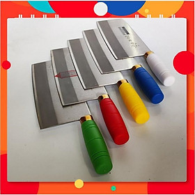 Dao chặt cao cấp cán nhựa xanh lá chuyên dùng nhà hàng, dùng để chặt xương, bằm thịt hàng nội địa trung bao bền