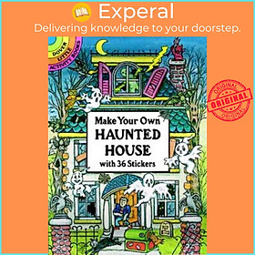 Sách - Make Your Own Haunted House with 36 Stickers by Cathy Beylon (UK edition, paperback)