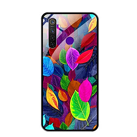 Ốp Lưng Kính Cường Lực cho Điện thoại Realme 5 Pro - 0503 LEAF02 - Hàng Chính Hãng