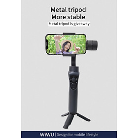 Gậy chống rung Wiwu 3-Axis Stabilized Gimbal S5B cho điện thoại thông minh dưới 6 inch, hỗ trợ chụp toàn cảnh 180 độ/ 330 độ - Hàng chính hãng