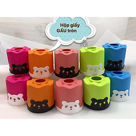 Mua Hộp đựng khăn giấy gấu trúc hình tròn