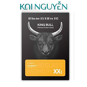 Kính Cường Lực Mipow Kingbull Premium Silk HD(2.7D) dành cho iPhone13/13Pro/13ProMax-Hàng chính hãng