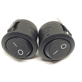 10 công tắc tròn bập bênh 20mm