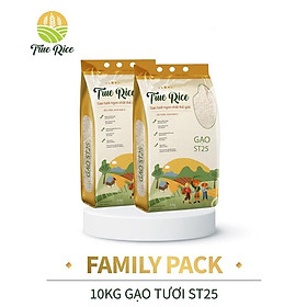 10kg Gạo tươi ST25 True Rice