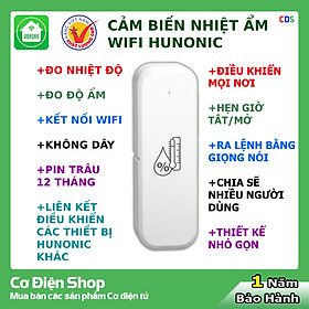 Mua Cảm Biến Nhiệt Độ Và Độ Ẩm Wifi Hunonic - Giải Pháp Thông Minh Và Tiện Lợi Cho Môi Trường Sống Của Bạn