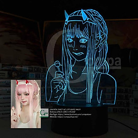 Mua Đèn Ngủ DARLING in the FRANXX Zero Two Type 12 ADIF0112 16 MÀU TUỲ CHỈNH