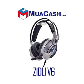 Mua Tai Nghe Zidli ZH-V6 7.1 Surround Gaming Led (Xám) hàng chính hãng