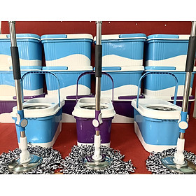 Mua bộ lau nhà 360 thùng rổ inox cây inox cao cấp