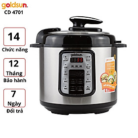 Nồi Áp Suất Điện Tử Goldsun CD4701 - Hàng Chính Hãng