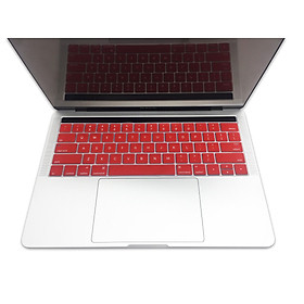 Miếng lót bàn phím in chữ Silicon skin keyboard Macbook Pro Retina 15 Inch có thể rửa - Hàng Chính Hãng