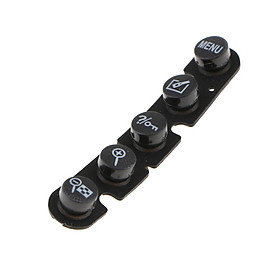 Rear Back Button Rubber Cover Key Replacement Part Menu  For  D600 D610
