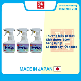 Chai xịt tẩy rửa bồn cầu rocket tiện lợi