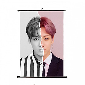 Poster BTS  vải A5  thành viên Jungkook BTS