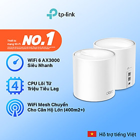 Bộ Phát Wifi Mesh TP-Link Deco X60 AX3000 MU-MIMO Hàng Chính Hãng - 2-pack