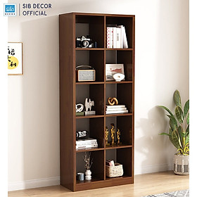 Mua Tủ Sách Để Sàn Gỗ Nhiều Ngăn Với Hệ Khung Dày 25mm Chắc Chắn Thương Hiệu SIB Decor KSG04