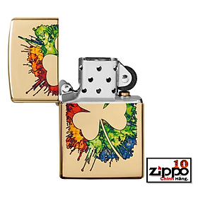 Bật lửa Zippo 49125 Graffiti Clover Design - Chính hãng 100%