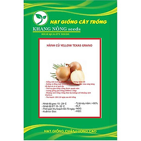 Hạt Giống Hành Củ Yellow Texas Grano KNS3270 - Gói 2gram