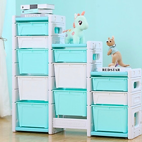 Tủ nhựa, kệ đa năng 3 khối 11 ngăn đựng đồ chơi, sách truyện, đồ dùng cho bé Holla. Khay chứa đồ có thể tháo lắp dễ dàng - Hàng chính hãng