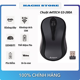 Chuột Không Dây A4Tech G3.280A - Hàng Chính Hãng