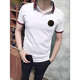 Áo Thun Nam Cổ Bẻ VẢi Cotton Dạo Phố