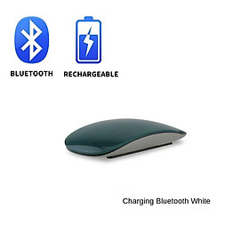 Bluetooth Không Dây Magic Mouse 2 Im Lặng Sạc Laser Máy Tính Mỏng Thiết PC Văn Phòng Mause Dành Cho Apple Mac Microsoft - one