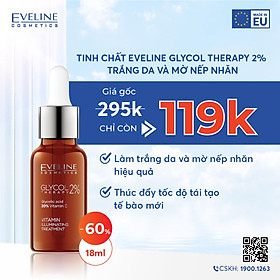 Tinh chất làm sáng da và mờ nếp nhăn Eveline Glycol Therapy 2% 18ML