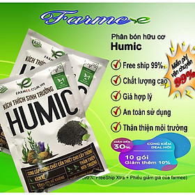 Phân bón hữu cơ Humic farmee 10 kg, Siêu kich rễ, hỗ trợ hấp thụ dinh dưỡng