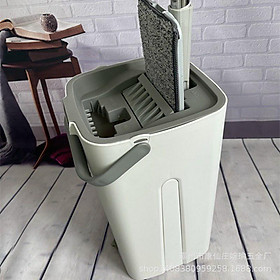 Mua Bộ chổi lau nhà tự vắt cây lau tự vắt thông minh 360 độ tặng kèm 2 bông lau - GDAH
