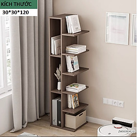 Mua Kệ sách gỗ trang trí để sàn nhiều tầng gỗ MDF chống ẩm cao cấp phong cách tối giản hiện đại sang trọng