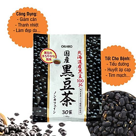 Trà đậu đen nguyên chất Orihiro 180g (6g x 30 gói)- Hàng nội địa Nhật 100%