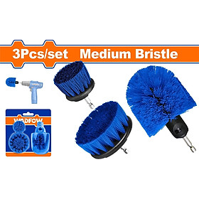 Mua BỘ BÀN CHẢI WADFOW - HÀNG CHÍNH HÃNG - Bộ 2 bàn chải  tròn và bài chản  tròn 360 độ lông  thường